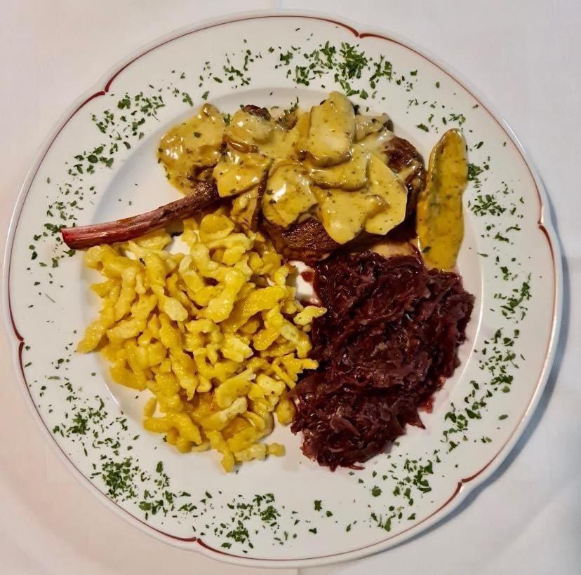 ホテル Ristorante Della Stazione Tegna エクステリア 写真